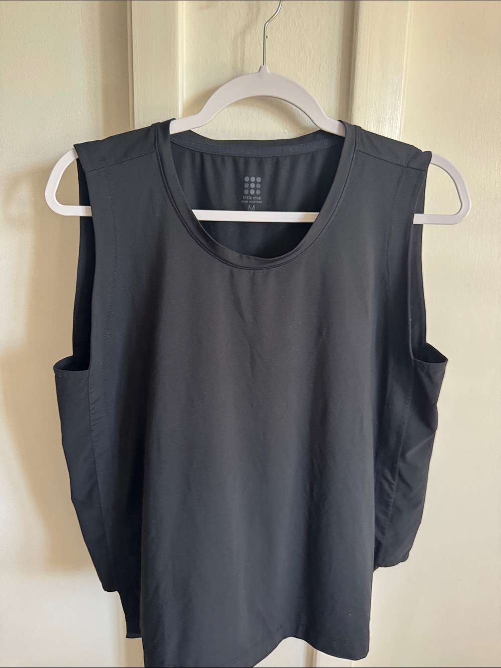 Title Nine Black Performance Sleeveless Tank